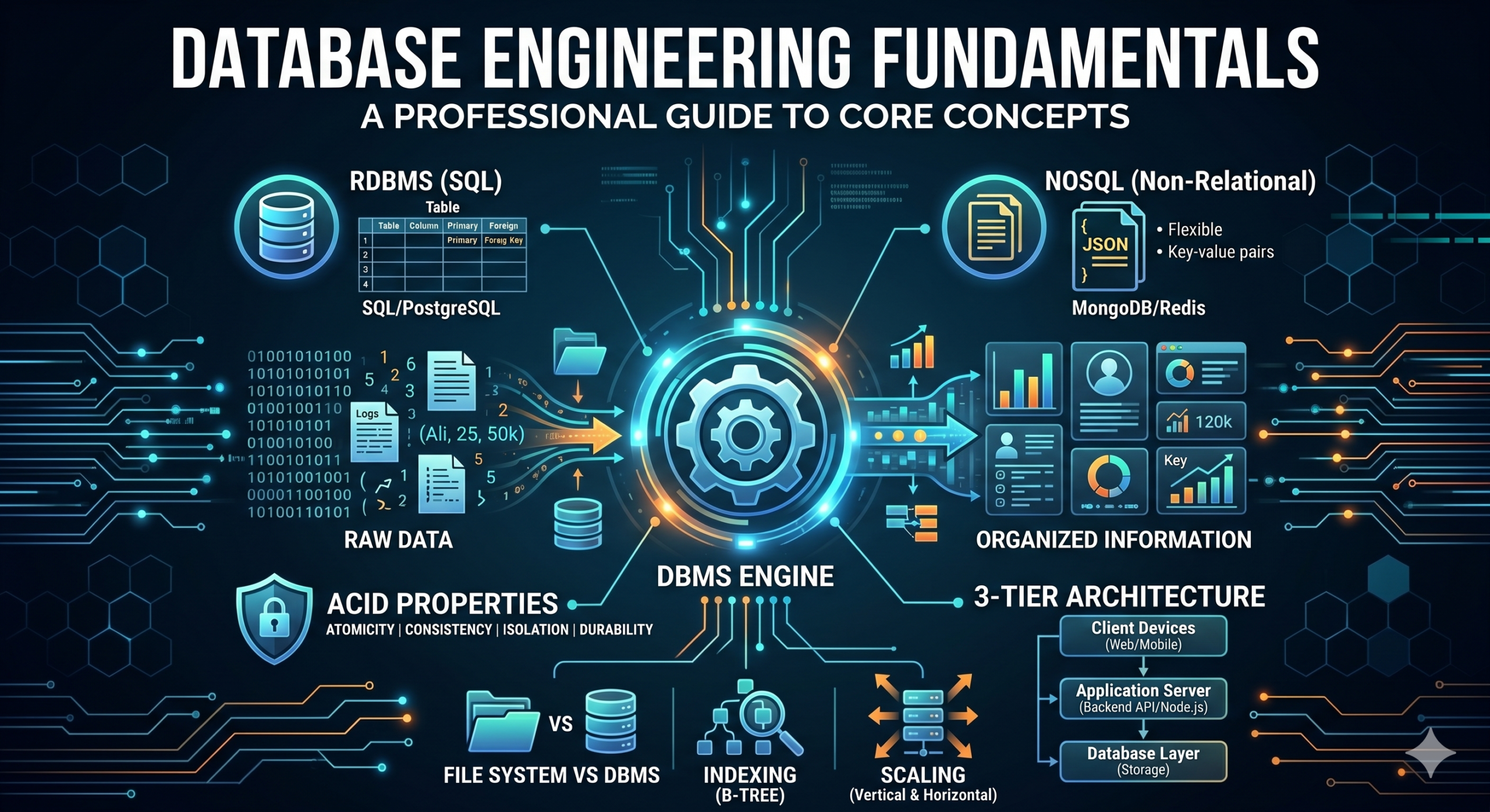 At the enterprise level, we don't just "save data." We build Data Pipelines. Database Engineering Fundamentals